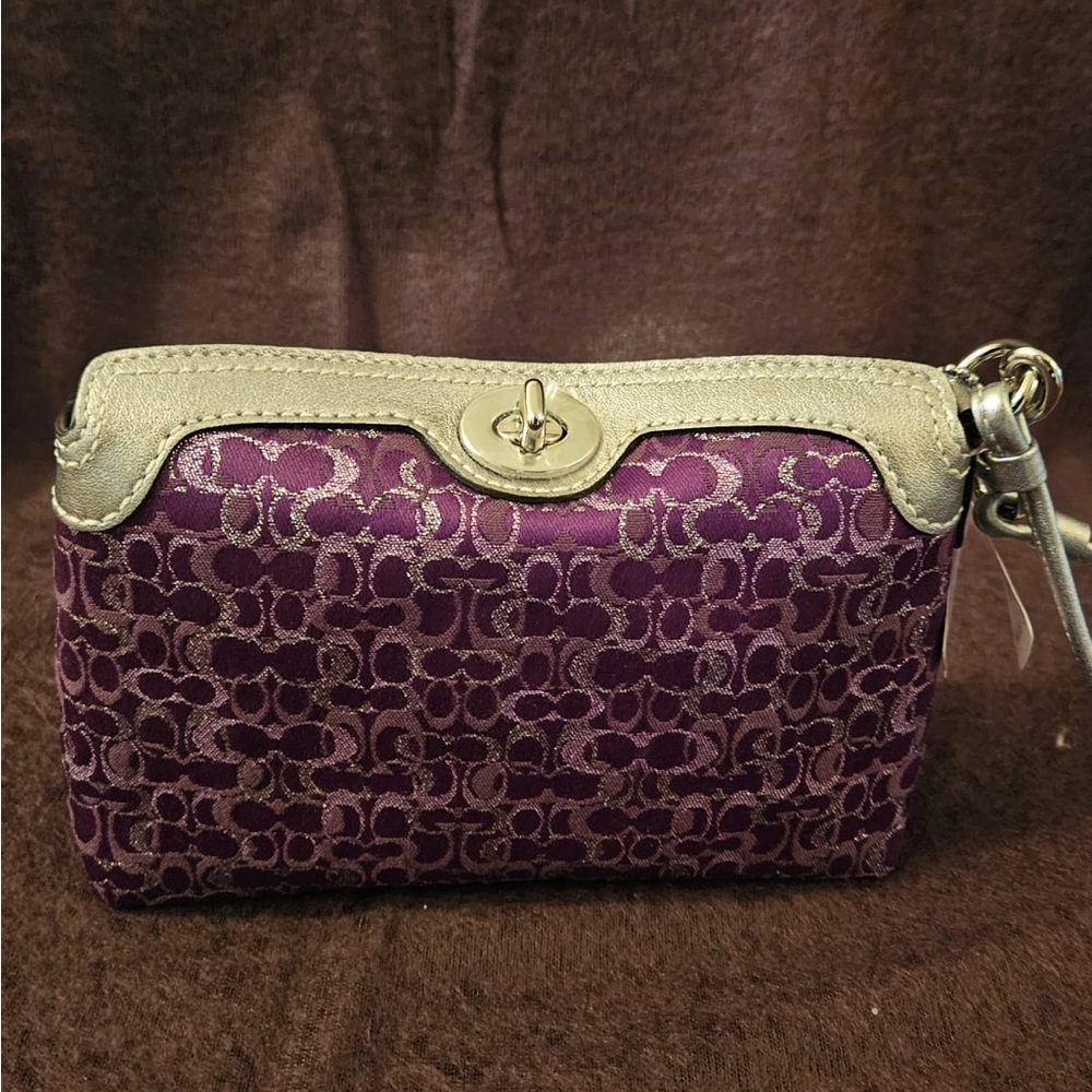 New Coach Purse SV/Plum